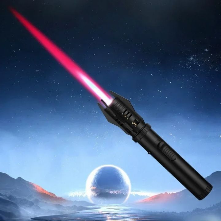 Windproof Multifunctional Welding Flame Lighter - Blaztor-Black-The Livary