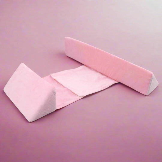 Anti-Roll Adjustable Baby Pillow – Cudlo-Pink-The Livary