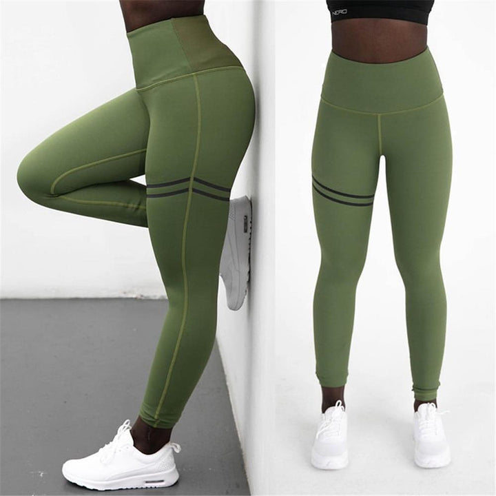 Anti-Cellulite Compression Leggings for Women - SculptFit-Green-S-The Livary