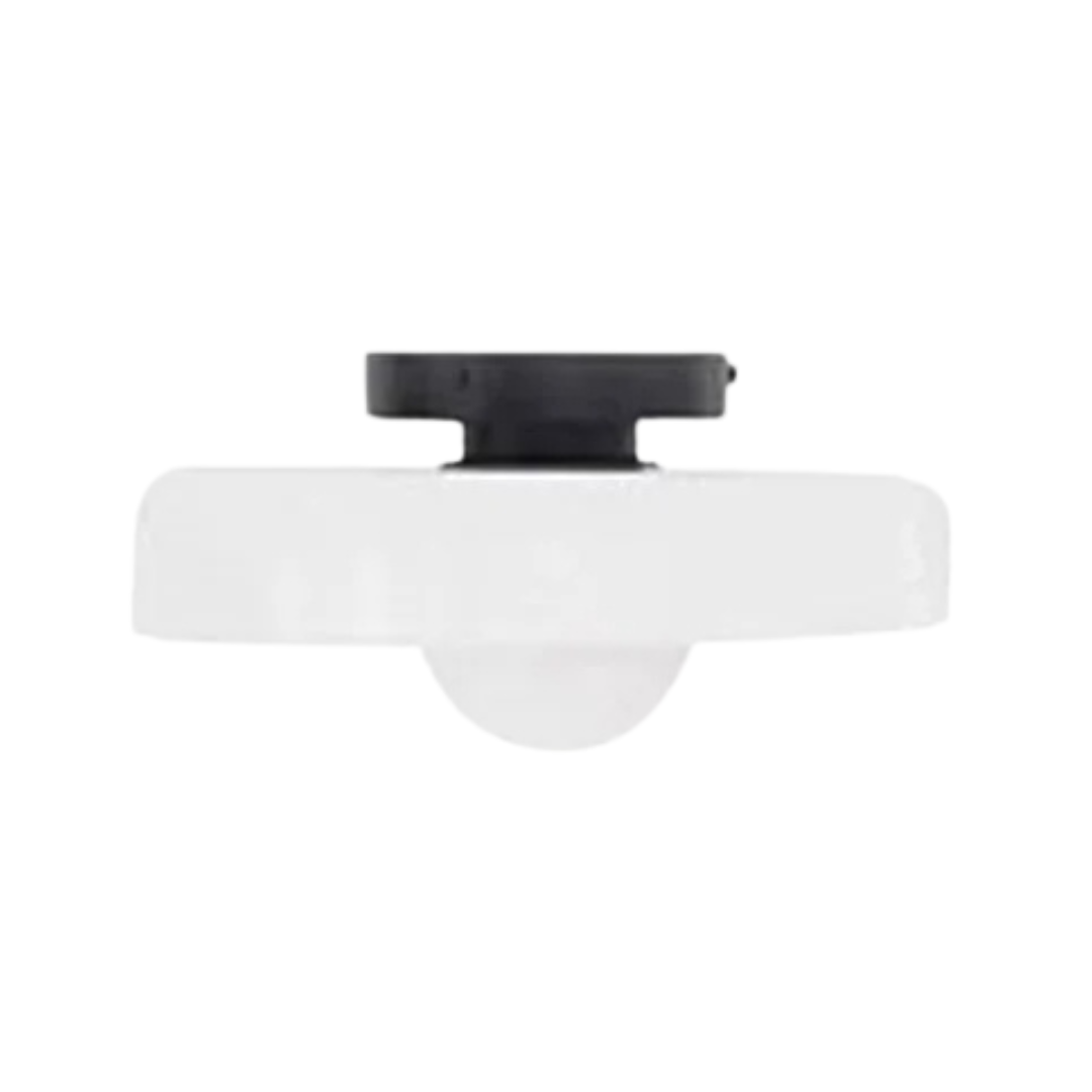 Round Ceiling Lamp with Stylish Functionality - LumiSphere-D9.82*H5.91 inches-White-The Livary