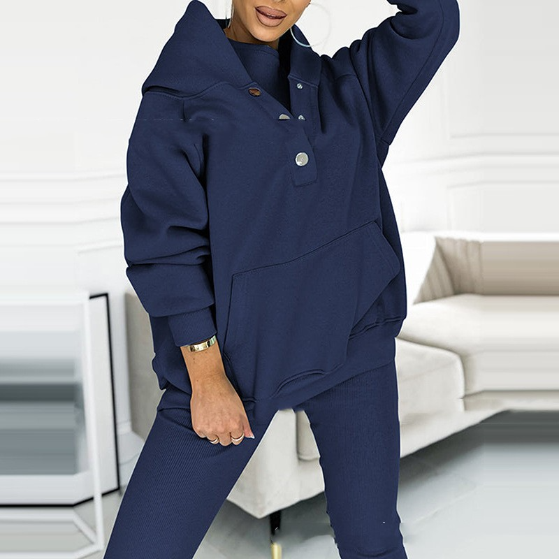 Trendy Lounge Set of 3 - Elena-Blue-S-The Livary