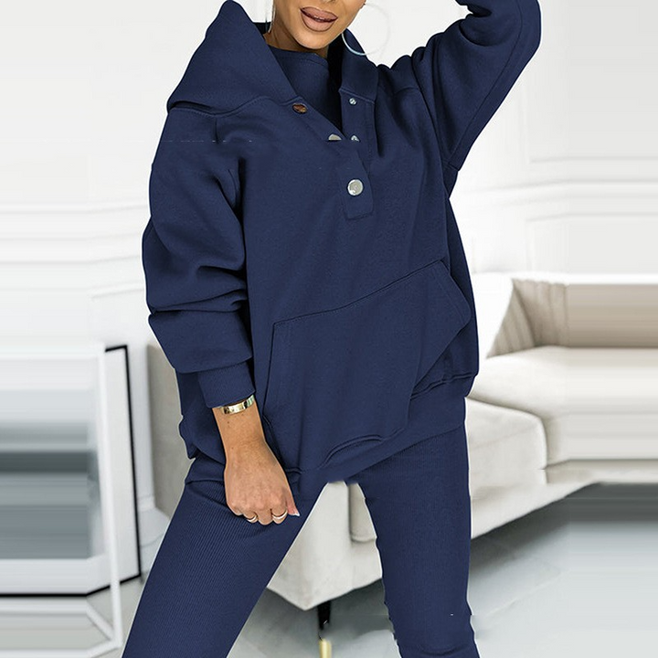 Trendy Lounge Set of 3 - Elena-Blue-S-The Livary