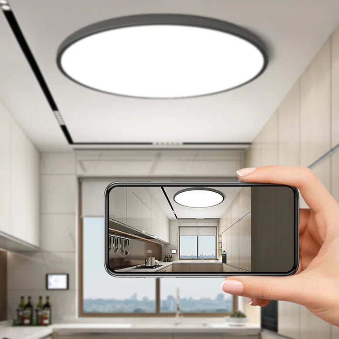 Stylish LED Ceiling Light - OrbGlow-White-Daylight-D 9.45 inches-The Livary