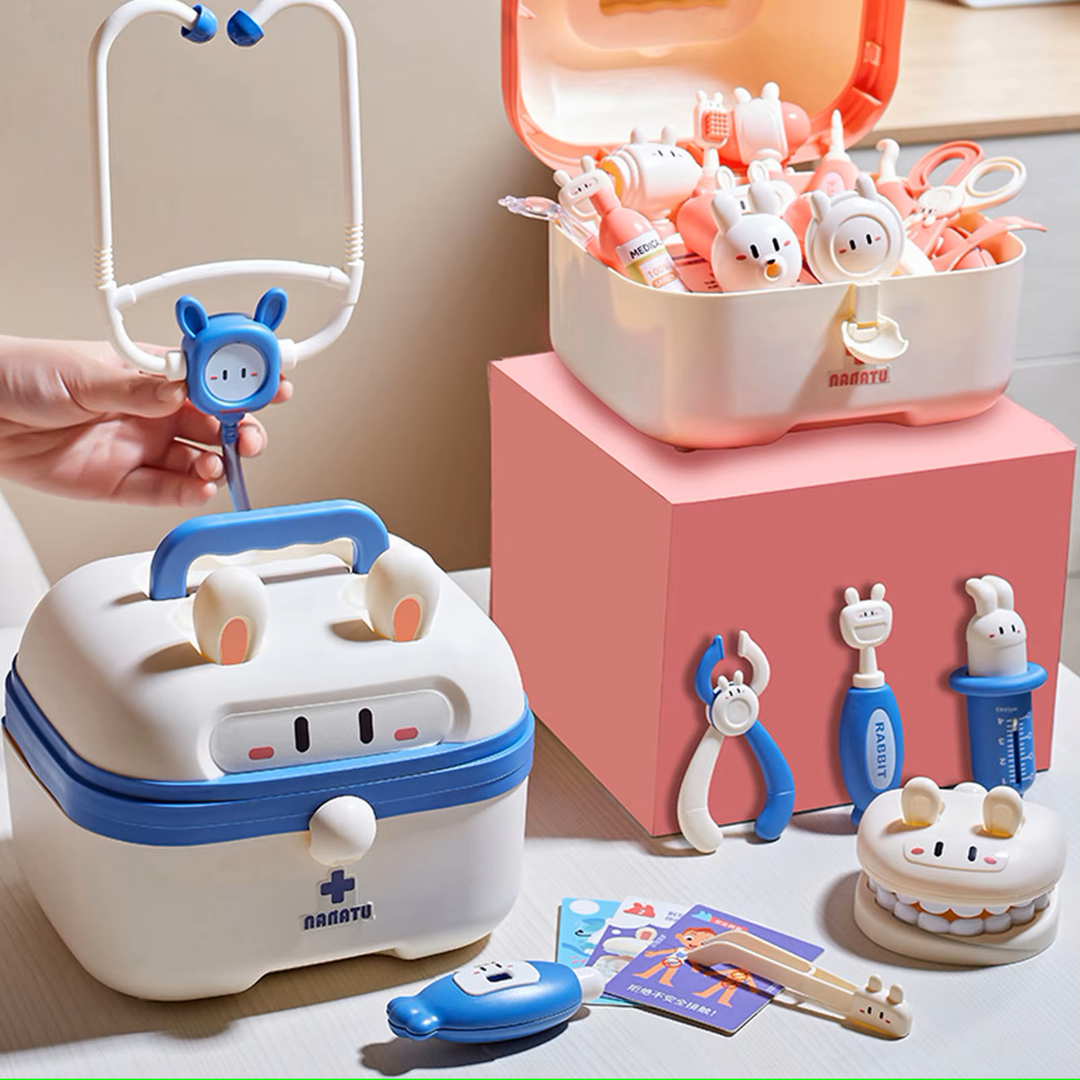 Pediatric Doctor Playset – Carezy-Pink-The Livary