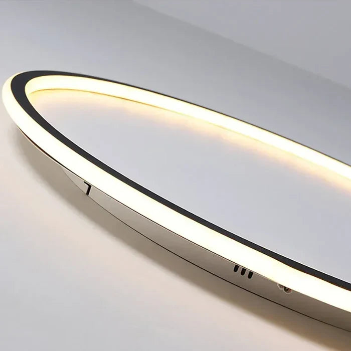 Scandinavian Round Ceiling Lamp - AuroraSphere