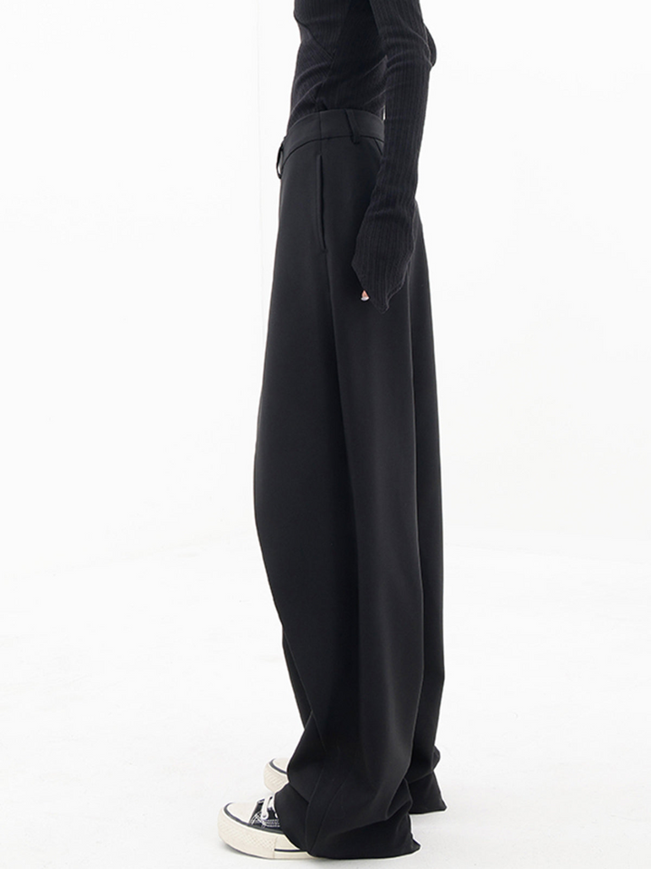 Modern Baggy Ladies Trousers - Emma-Black-S-The Livary