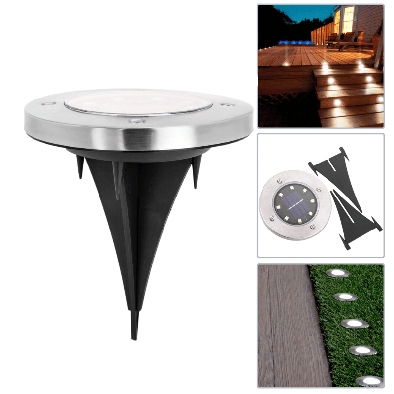 Solar Ground Spot Light for Outdoors – SunHalo-4 Lights-The Livary