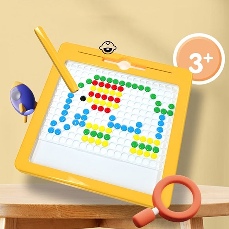 Magnetic Drawing Board with Beads - MagniDots-The Livary