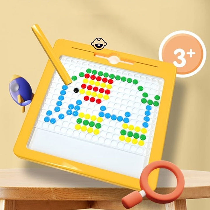 Magnetic Drawing Board with Beads - MagniDots-The Livary