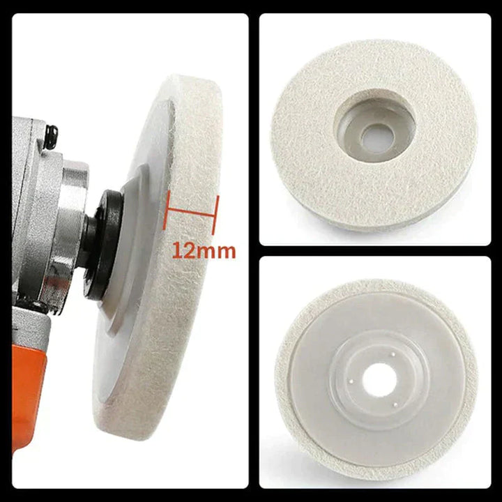 Set of 3 Wool Polishing Discs – Polistra-The Livary