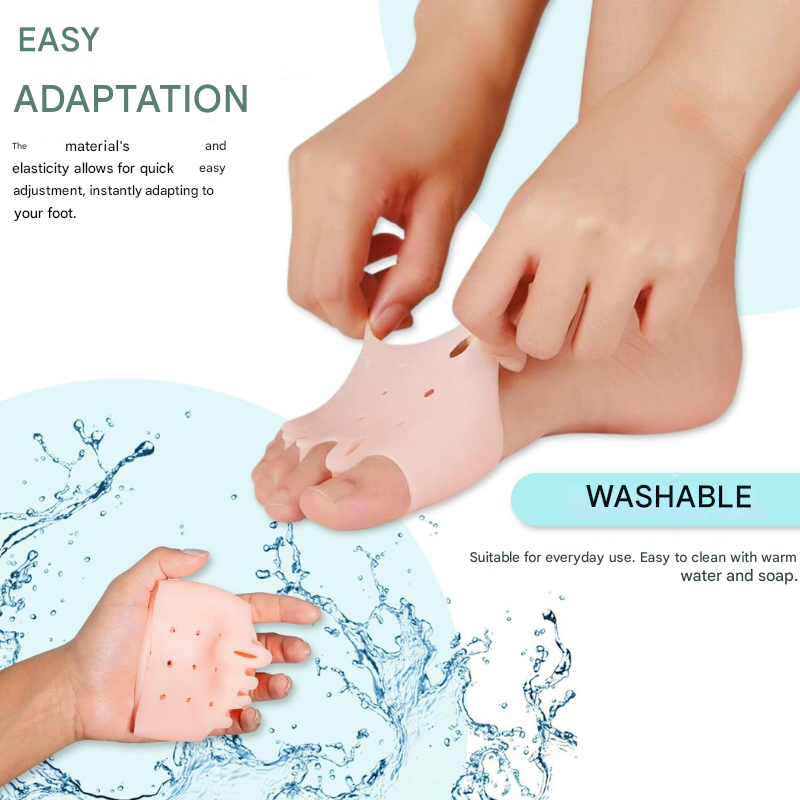 Therapeutic Toe Spreaders with Cushion Pads – Podiora-1 Pair + 1 Free-The Livary