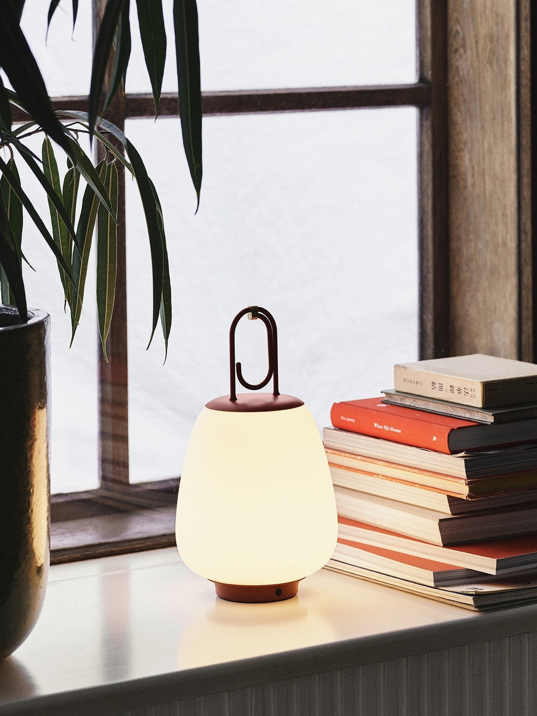 Versatile Patio Lantern - LunaGlow-Red-The Livary
