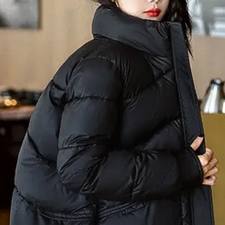 Trendy Warm Puffer Jacket for Women - Mila-XS-The Livary