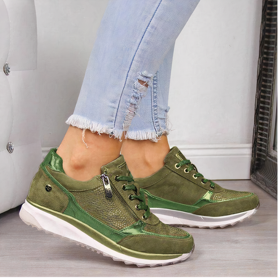Ergonomic Running Shoes for Women - Sophia-Green-2.5-The Livary