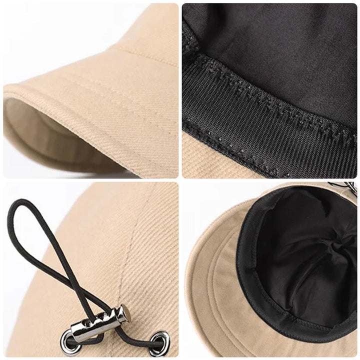 UV Protection Sun Hat for Women Foldable & Breathable – Alina (1+1 FREE)-Black-The Livary