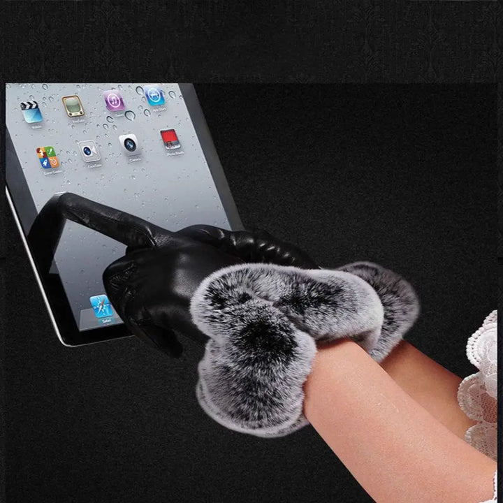 Trendy PU Leather Gloves - SilkGlide