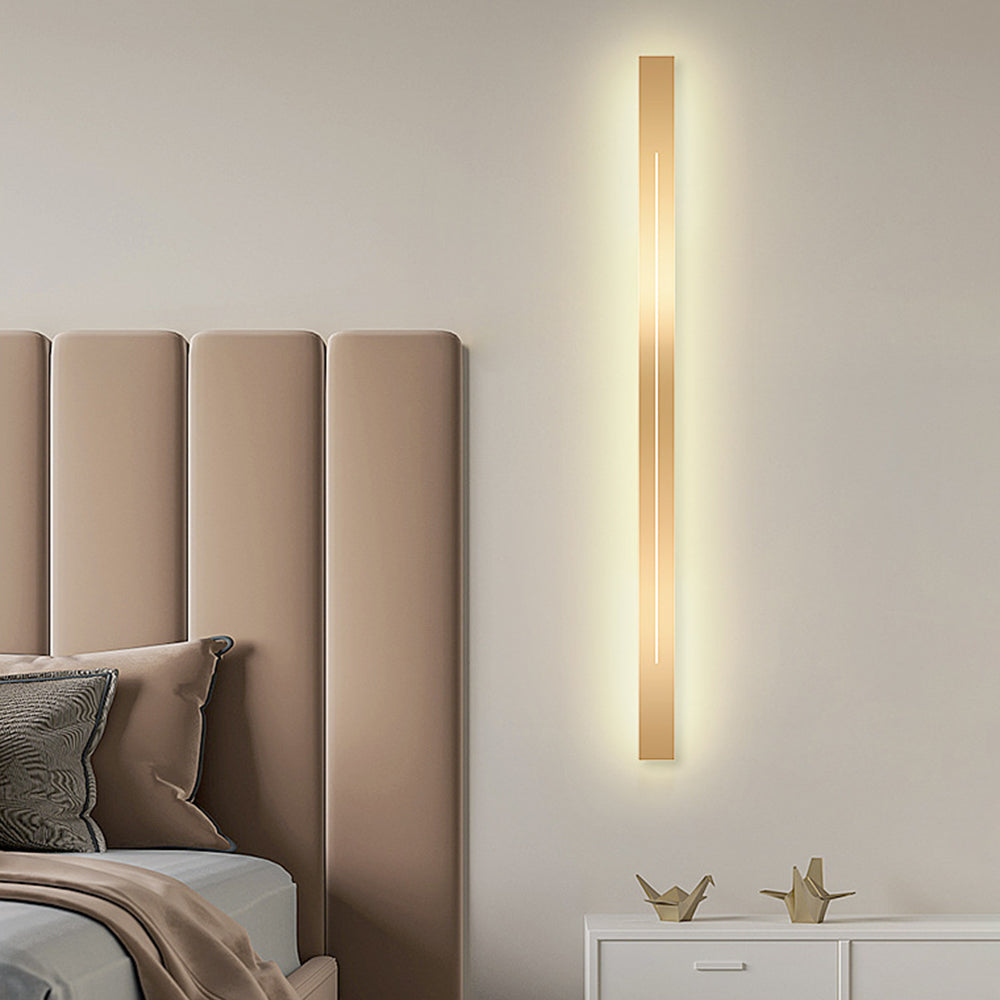 Modern LED Wall Lamp - LumièreGold-Black-L 23.62 in-Warm White-The Livary