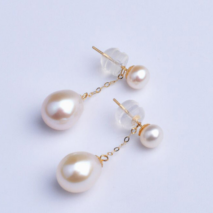Luxury Pearl Earrings - Isolde-The Livary
