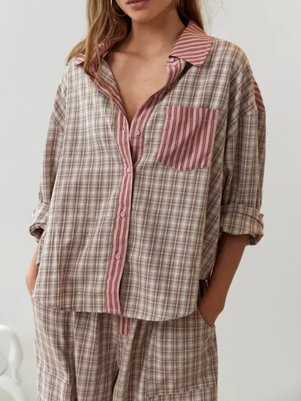 Warm and Comfortable Pyjamas - Noëlle-Brown-S-The Livary