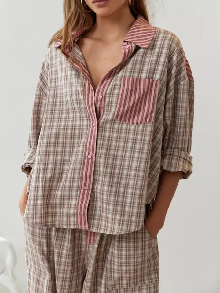 Warm and Comfortable Pyjamas - Noëlle-Brown-S-The Livary