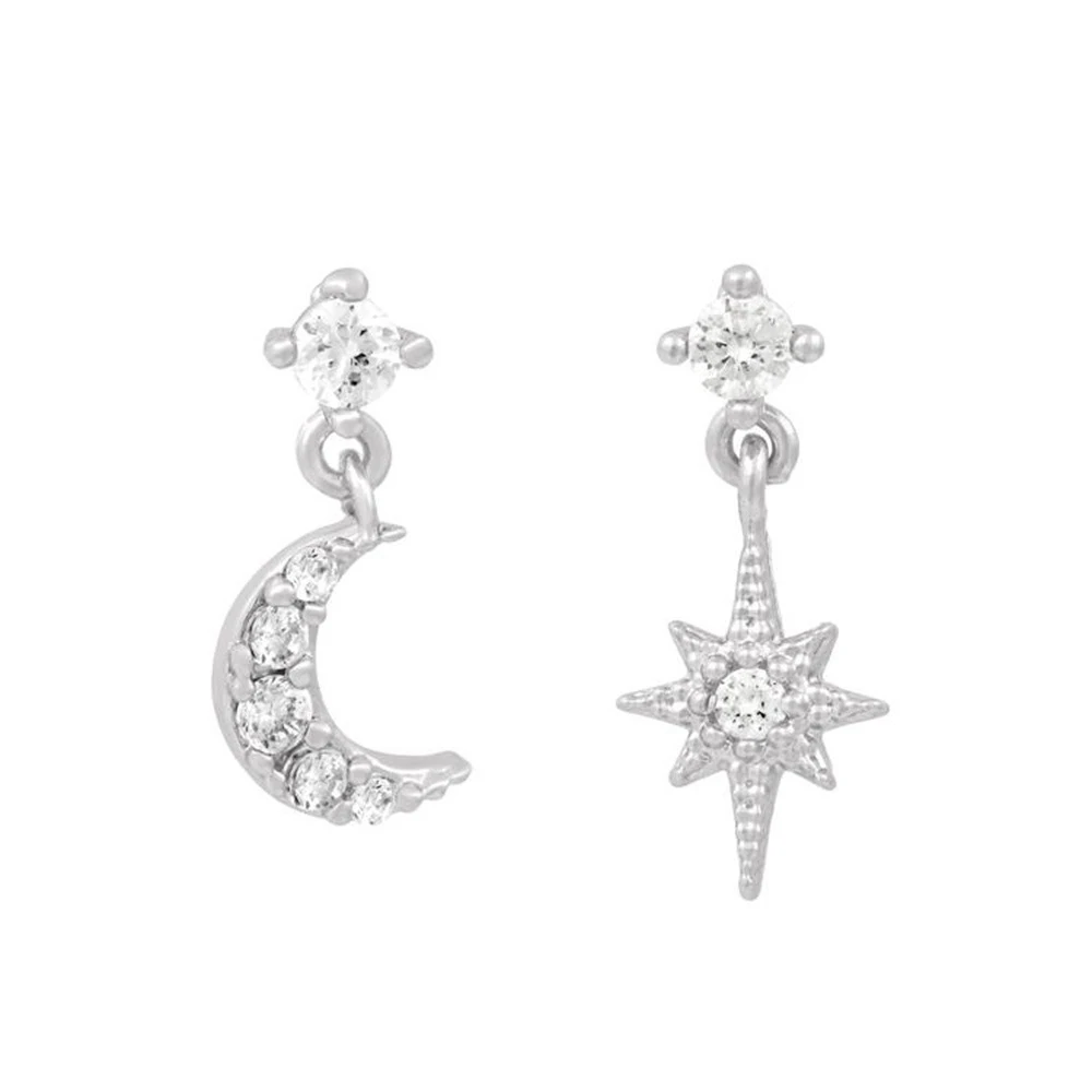 Enchanting Star Light Earrings - Astrid-Star Chain Earrings-The Livary