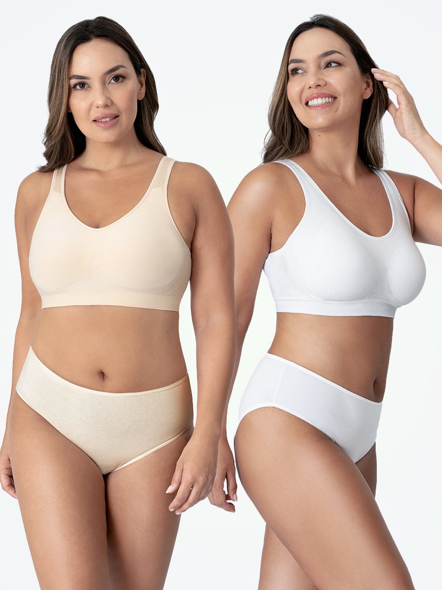 Shapewear Sports Bra – Elena-Black-M-The Livary