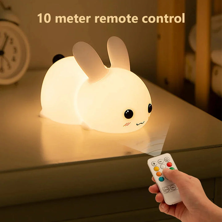 Cute Bunny Night Light - BunnyGlow-Warm Wit-The Livary