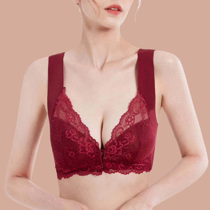Shaping bra against sagging breasts - buy 1, get 1 free - Marlene-Red-M-The Livary