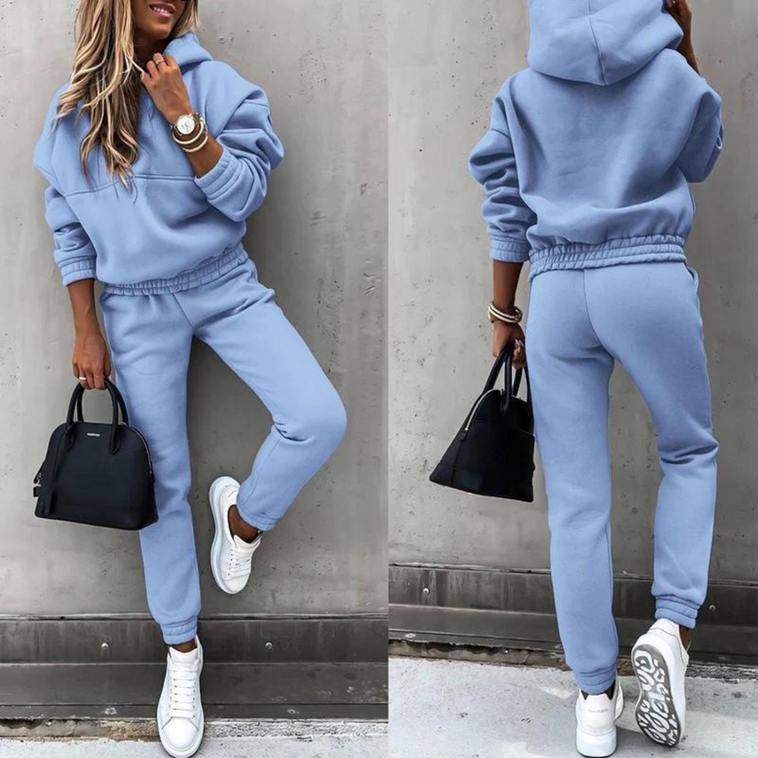 Sporty Tracksuit for Women - Maria-Light blue-S-The Livary