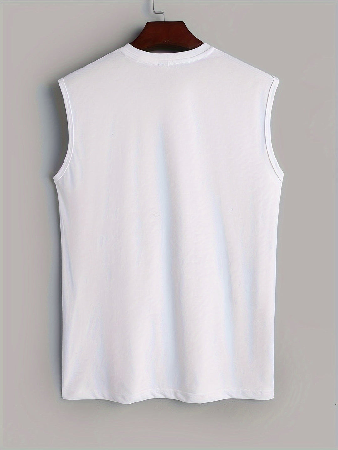 Sleeveless shirt with bird print cotton summer look - Noah (1+1 FREE)-White-M(48)-The Livary