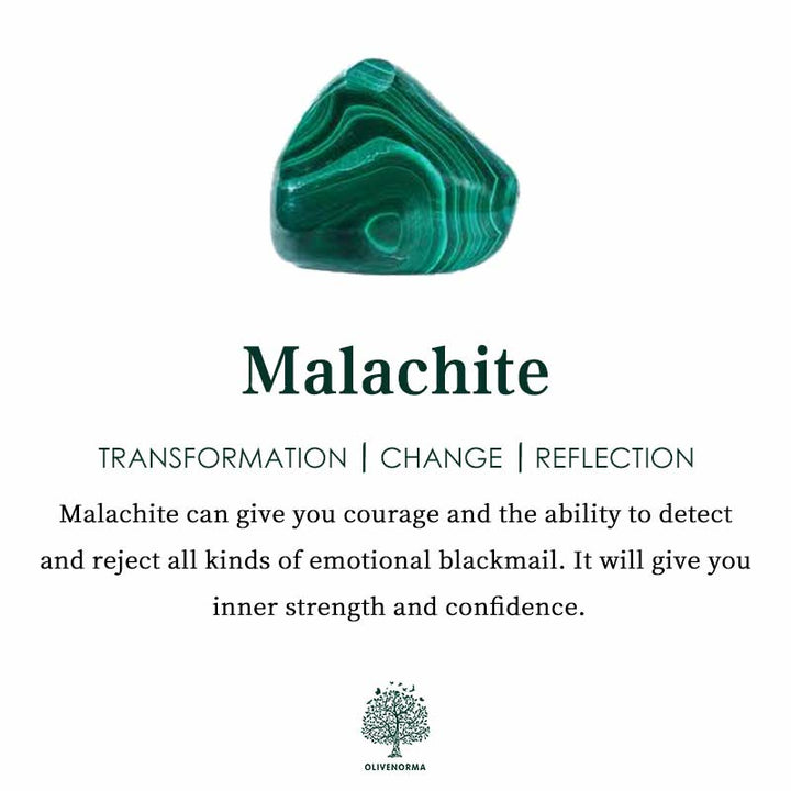 Natural Malachite Star Pendant Earrings, Necklace and Bracelet - Maria-Necklace-The Livary