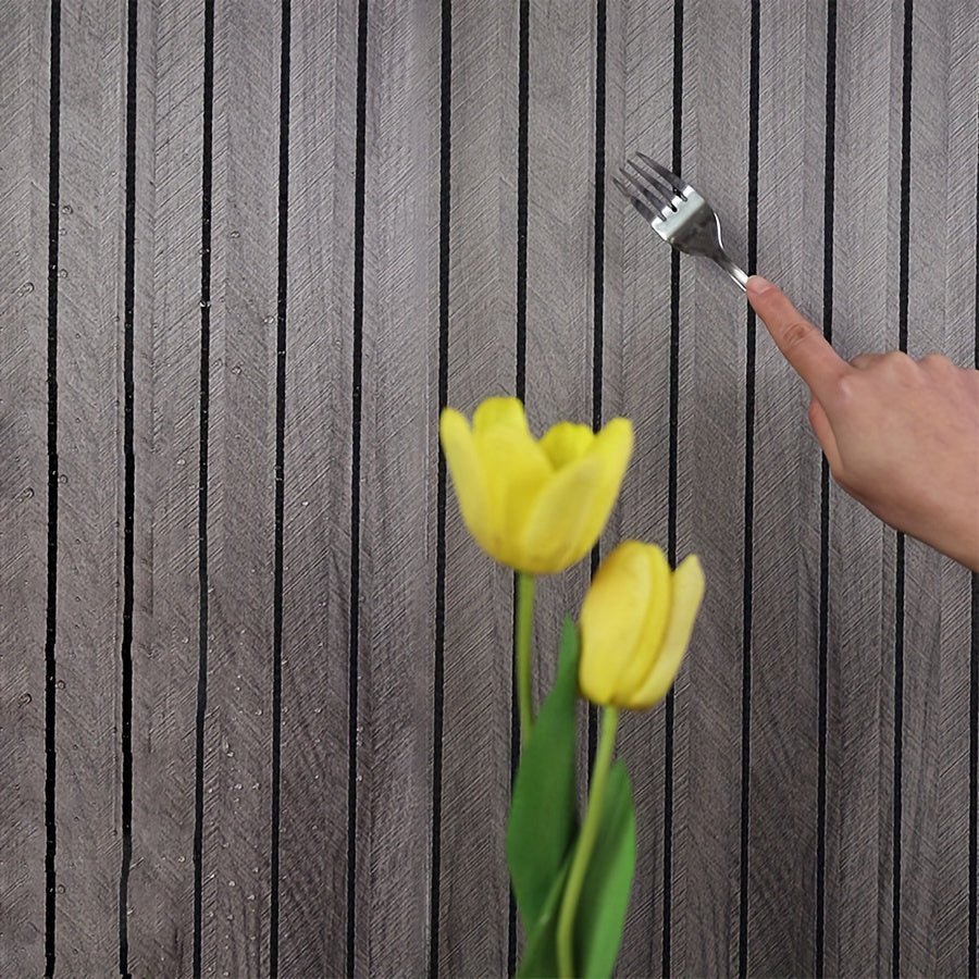 3D Self-adhesive Wall Panels with Realistic Wood Appearance - Wallvera-Light brown-1 roll-The Livary