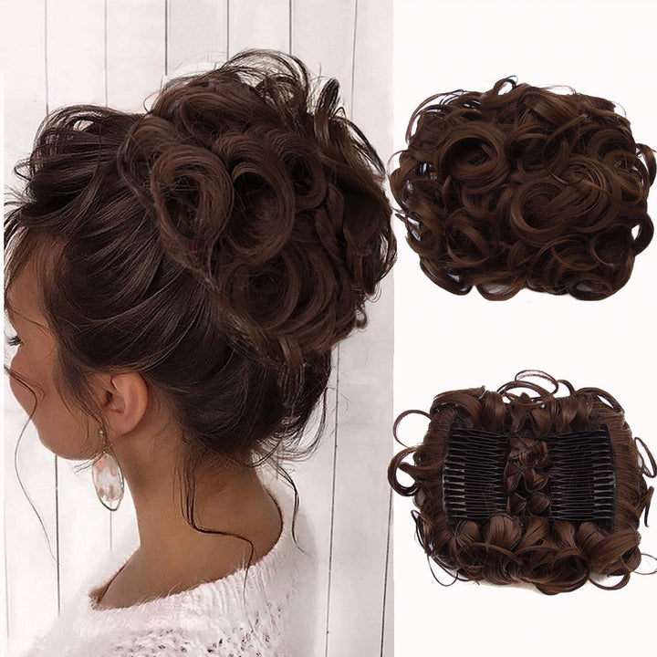 Curly Knot Hair Extension – FluffyFix-07#-The Livary