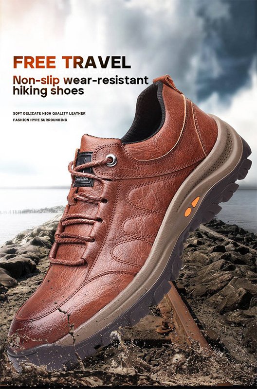 Sustainable Outdoor Shoe for Adventurers - Milo-Brown-5-The Livary