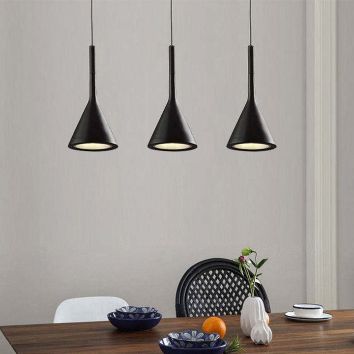 Modern Triangle Pendant Lamp - Trionda-Green-The Livary
