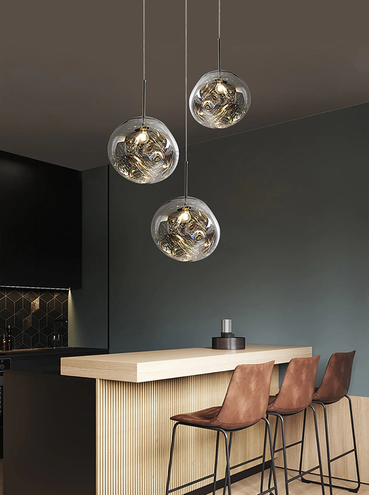 Modern LED Pendant Lamp – Lumaé-Rose gold-15CM-The Livary