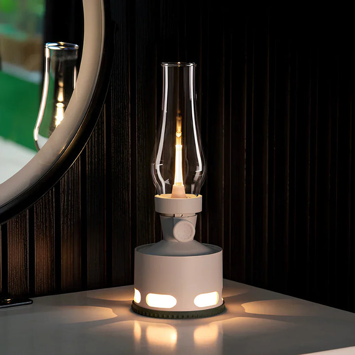 Rechargeable Vintage LED Lantern - LumaLantern-Magnolia-The Livary