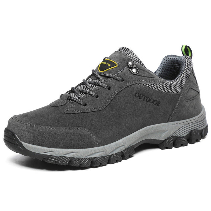 Orthopaedic Men's Walking Shoes – Mees-Grey-7-The Livary