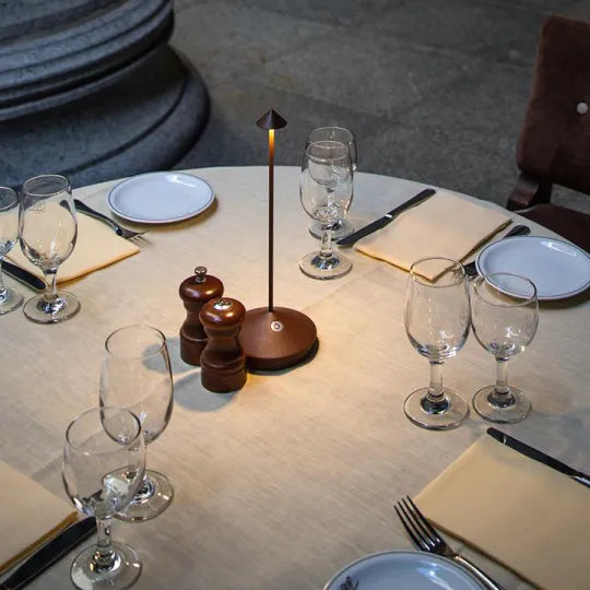 Wireless LED Table Lamp - ClarityGlow-White-The Livary