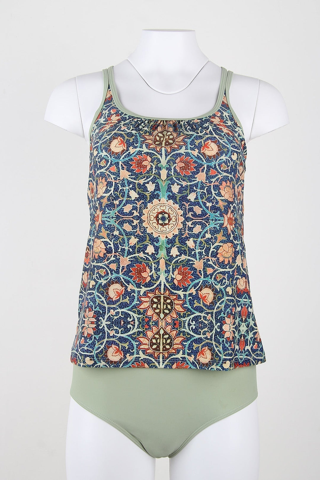 Stylish Sleeveless Bikini with Attractive Pattern - SummerGlow-S (36/38)-The Livary