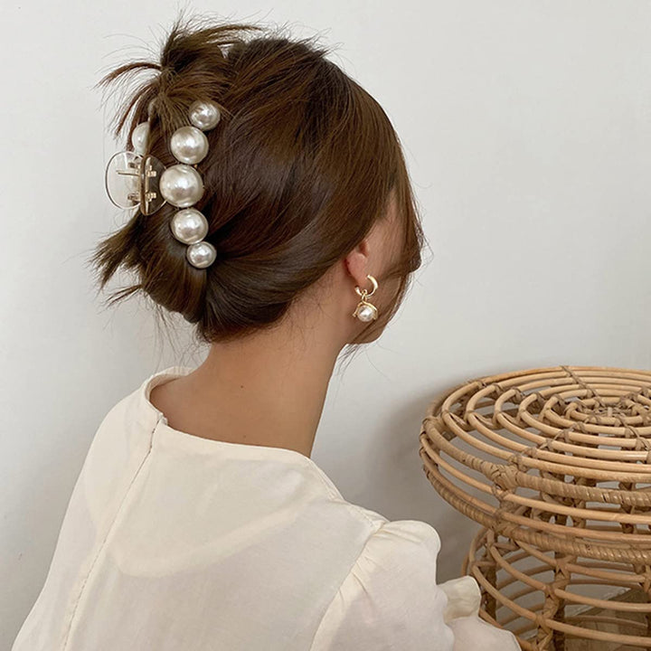 Stylish Pearl Hair Clips - 4-Pack-Set 1-The Livary