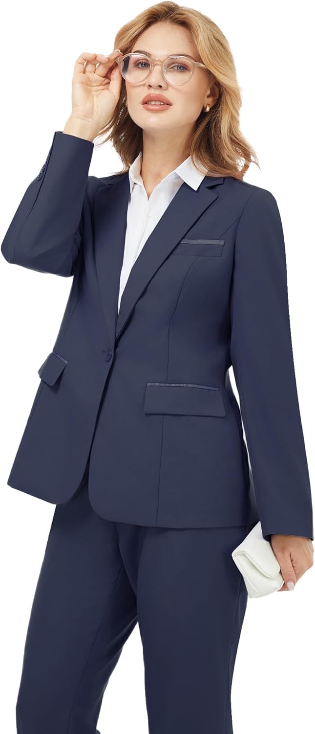 Blazer and Trousers Set - Verona-Black-XS-The Livary