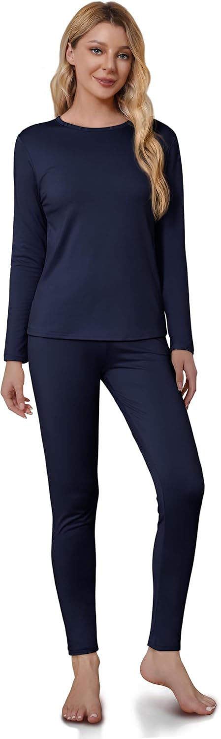 Thermal Underwear for Women - Sophie-Blue-XS-The Livary