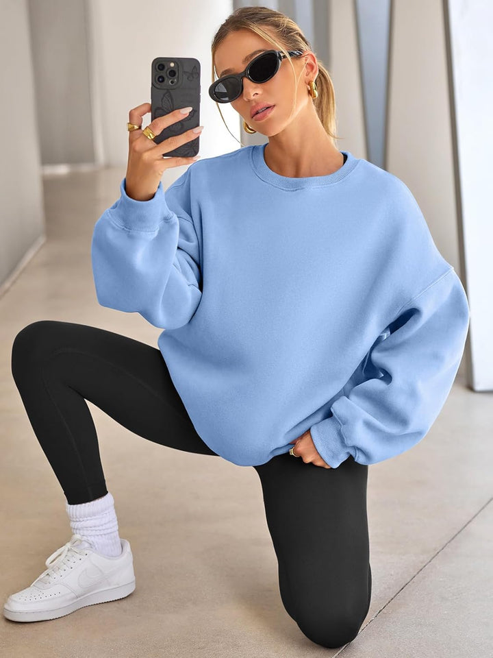 Comfortable Oversized Women's Sweater - Ella-Apricot-S-The Livary