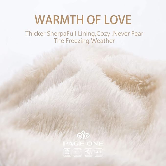 Comfortable Winter Pom Beanie - Yvonne-Beige-The Livary