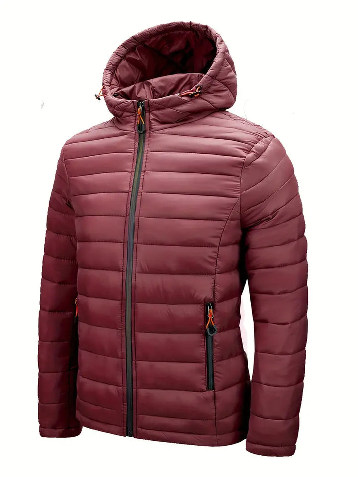 Ladies Winter Puffer Jacket with Hood - Arwen-Black-S-The Livary