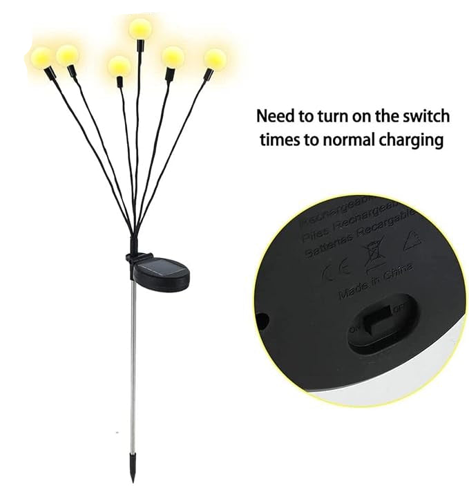 Floating Solar Garden Lights with Firefly Effect – FireGlow-The Livary