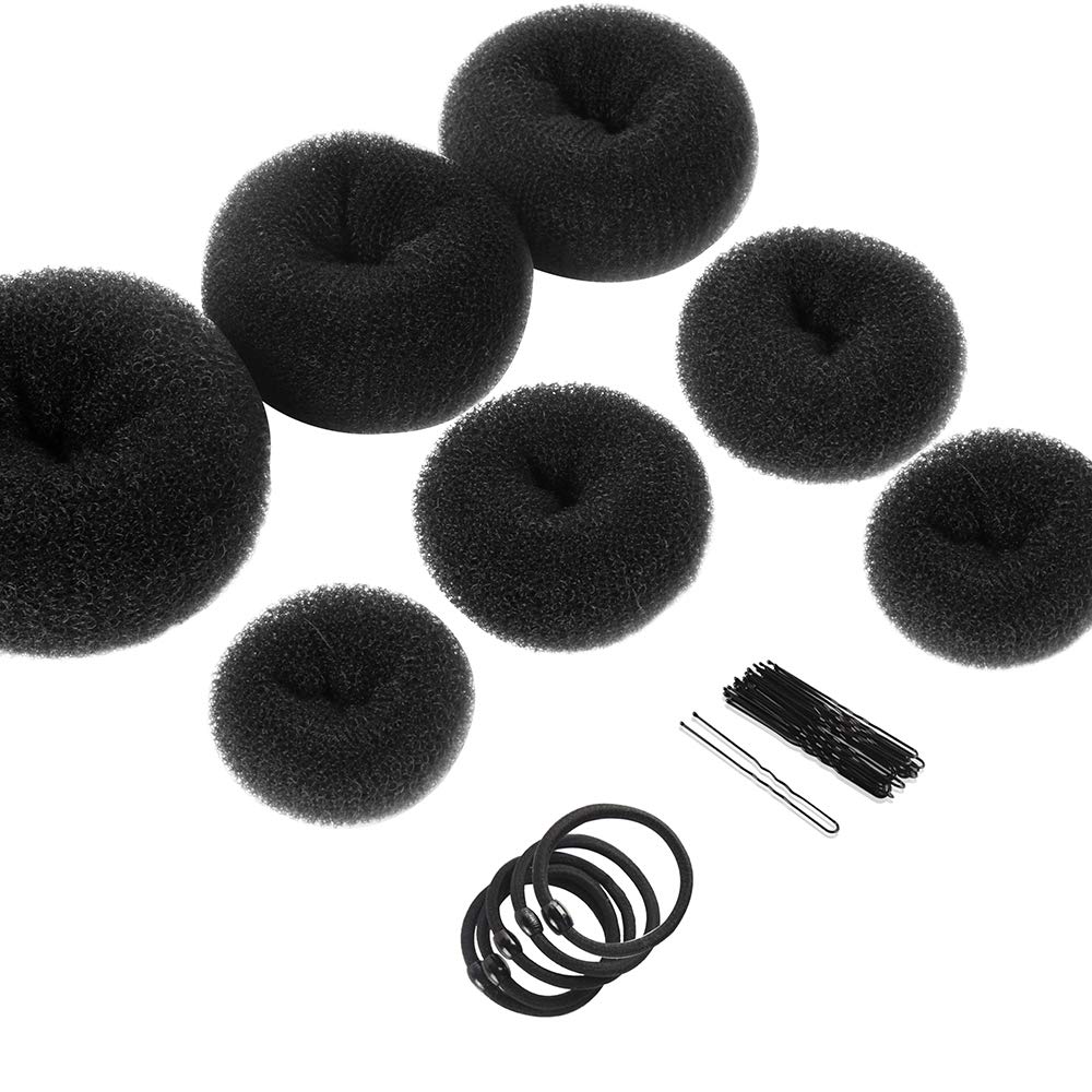 Donut Knot Maker Set – 7 Rings & Accessories-Black-The Livary
