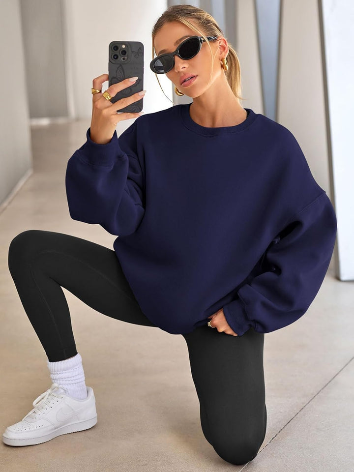 Comfortable Oversized Women's Sweater - Ella-Apricot-S-The Livary
