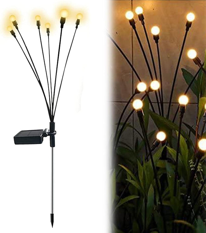 Floating Solar Garden Lights with Firefly Effect – FireGlow-The Livary